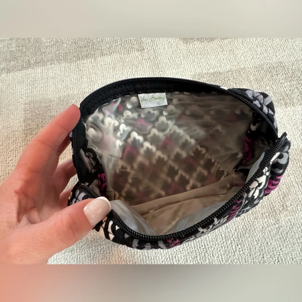 Vera Bradley Canterberry Magenta Small Cosmetic Bag